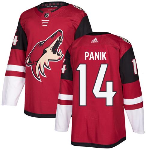 Adidas Coyotes #14 Richard Panik Maroon Home Authentic Stitched NHL Jersey