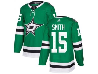 Adidas Dallas Stars #15 Bobby Smith Green Home Jersey