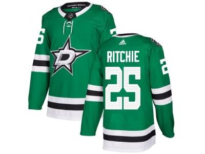 Adidas Dallas Stars #25 Brett Ritchie Green Home Jersey