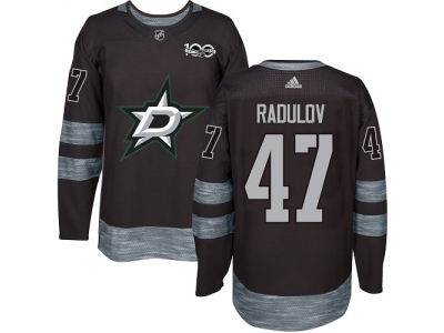 Adidas Dallas Stars #47 Alexander Radulov Black 1917-2017 100th Anniversary NHL Jersey