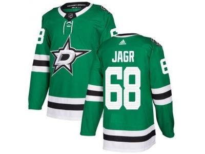 Adidas Dallas Stars #68 Jaromir Jagr Green Home Jersey
