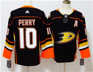 Adidas Ducks #10 Corey Perry Black Jersey