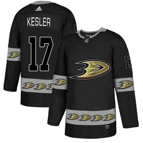 Adidas Ducks #17 Ryan Kesler Black Authentic Team Logo Fashion Stitched NHL Jersey