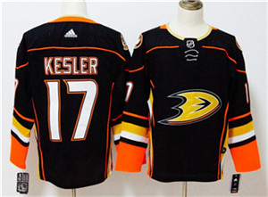 Adidas Ducks #17 Ryan Kesler Black Jersey