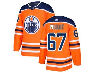 Adidas Edmonton Oilers #67 Benoit Pouliot Orange Home NHL Jersey
