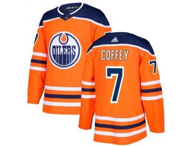 Adidas Edmonton Oilers #7 Paul Coffey Orange Home NHL Jersey