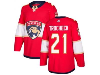 Adidas Florida Panthers #21 Vincent Trocheck Red Home NHL Jersey
