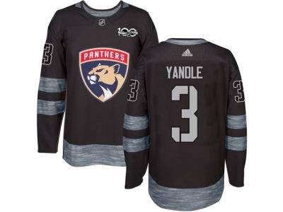 Adidas Florida Panthers #3 Keith Yandle Black 1917-2017 100th Anniversary NHL Jersey