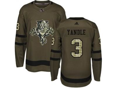 Adidas Florida Panthers #3 Keith Yandle Green Salute to Service NHL Jersey