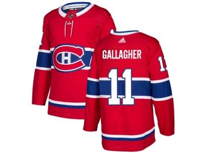 Adidas Montreal Canadiens #11 Brendan Gallagher Red Home Jersey