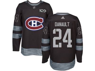 Adidas Montreal Canadiens #24 Phillip Danault Black 1917-2017 100th Anniversary Jersey