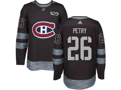 Adidas Montreal Canadiens #26 Jeff Petry Black 1917-2017 100th Anniversary Jersey