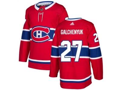 Adidas Montreal Canadiens #27 Alex Galchenyuk Red Home Jersey