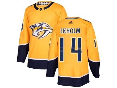Adidas Nashville Predators #14 Mattias Ekholm Yellow Home NHL Jersey