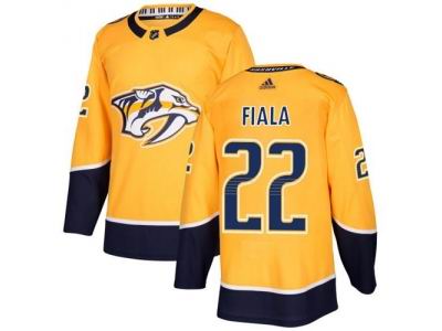 Adidas Nashville Predators #22 Kevin Fiala Yellow Home NHL Jersey
