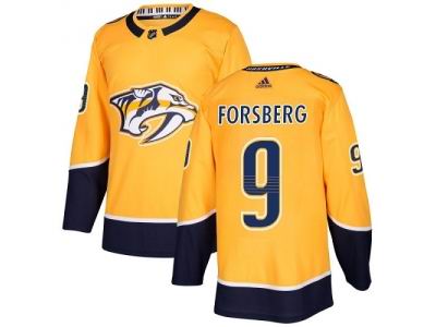 Adidas Nashville Predators #9 Filip Forsberg Yellow Home NHL Jersey