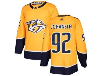 Adidas Nashville Predators #92 Ryan Johansen Yellow Home NHL Jersey