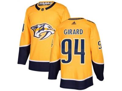 Adidas Nashville Predators #94 Samuel Girard Yellow Home NHL Jersey