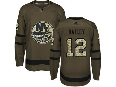 Adidas New York Islanders #12 Josh Bailey Green Salute to Service NHL Jersey