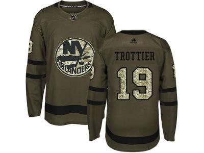 Adidas New York Islanders #19 Bryan Trottier Green Salute to Service NHL Jersey