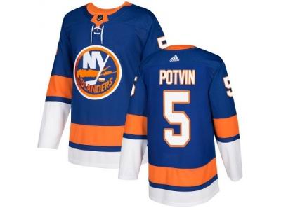 Adidas New York Islanders #5 Denis Potvin Royal Blue Home NHL Jersey