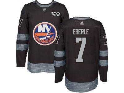 Adidas New York Islanders #7 Jordan Eberle Black 1917-2017 100th Anniversary NHL Jersey