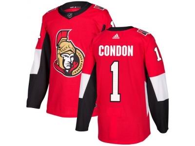 Adidas Ottawa Senators #1 Mike Condon Red Home NHL Jersey