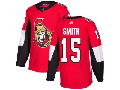 Adidas Ottawa Senators #15 Zack Smith Red Home NHL Jersey