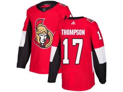 Adidas Ottawa Senators #17 Nate Thompson Red Home NHL Jersey