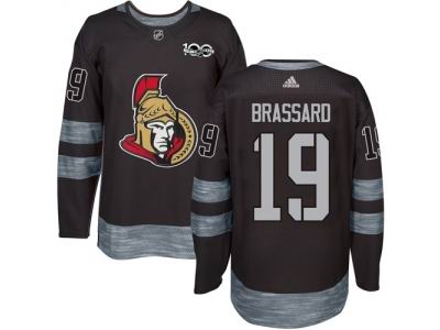 Adidas Ottawa Senators #19 Derick Brassard Black 1917-2017 100th Anniversary NHL Jersey