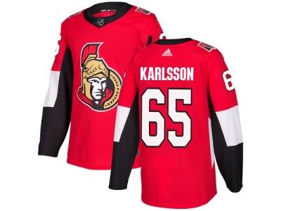 Adidas Ottawa Senators #65 Erik Karlsson Red Home NHL Jersey