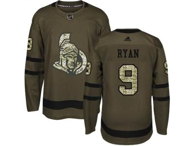 Adidas Ottawa Senators #9 Bobby Ryan Green Salute to Service NHL Jersey