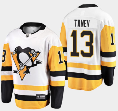 Adidas Penguins 13 Brandon Tanev Yellow Stitched NHL Jersey (2)