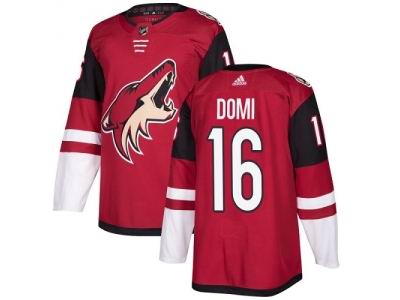 Adidas Phoenix Coyotes #16 Max Domi Maroon Home NHL Jersey