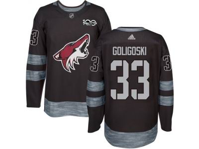 Adidas Phoenix Coyotes #33 Alex Goligoski Black 1917-2017 100th Anniversary NHL Jersey