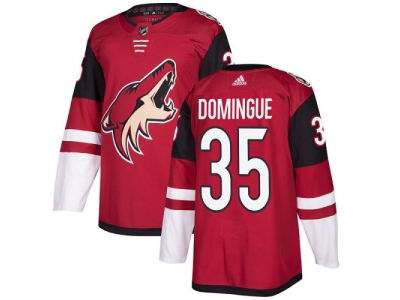 Adidas Phoenix Coyotes #35 Louis Domingue Maroon Home NHL Jersey