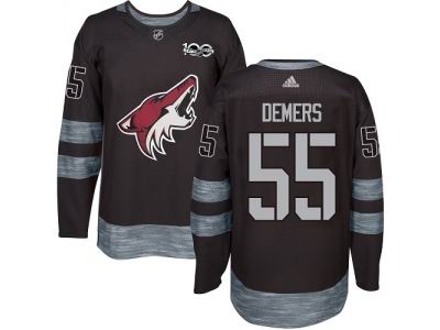 Adidas Phoenix Coyotes #55 Jason Demers Black 1917-2017 100th Anniversary NHL Jersey