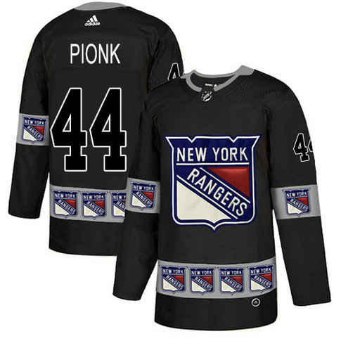 Adidas Rangers #44 Neal Pionk Black Authentic Team Logo Fashion Stitched NHL Jersey