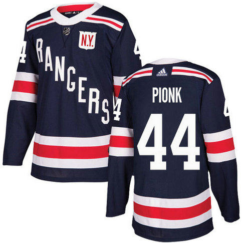 Adidas Rangers #44 Neal Pionk Navy Blue Authentic 2018 Winter Classic Stitched NHL Jersey