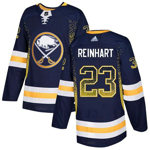 Adidas Sabres #23 Sam Reinhart Navy Blue Home Authentic Drift Fashion Stitched NHL Jersey