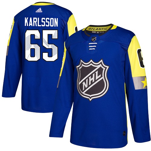 Adidas Senators #65 Erik Karlsson Royal 2018 All-Star Atlantic Division Authentic Stitched NHL Jersey