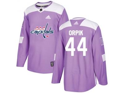 Adidas Washington Capitals #44 Brooks Orpik Purple Authentic Fights Cancer Stitched NHL Jersey