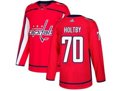 Adidas Washington Capitals #70 Braden Holtby Red Home Jersey