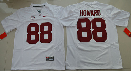 Alabama Crimson Tide O.J Howard 88 College Football Limited Jersey - White
