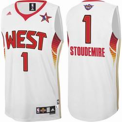Amare Stoudemire #1 2009 Western Conference All Star Jersey White Red
