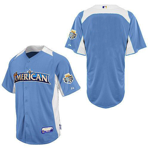 American League blank 2012 All-Star lt blue Jersey