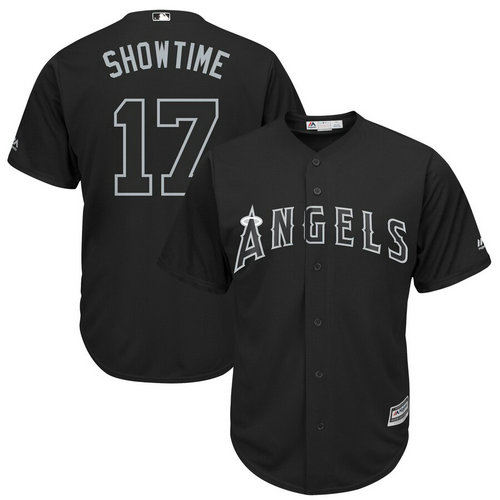 Angels 17 Shohei Ohtani Showtime Black 2019 Players' Weekend Player Jersey