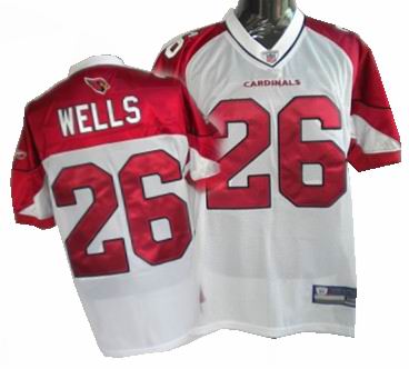 Arizona Cardinals #26 Chris Wells white Color
