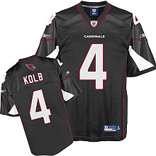 Arizona Cardinals #4 Kevin Kolb black Jersey