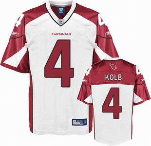 Arizona Cardinals 4# Kevin Kolb white Color Jersey